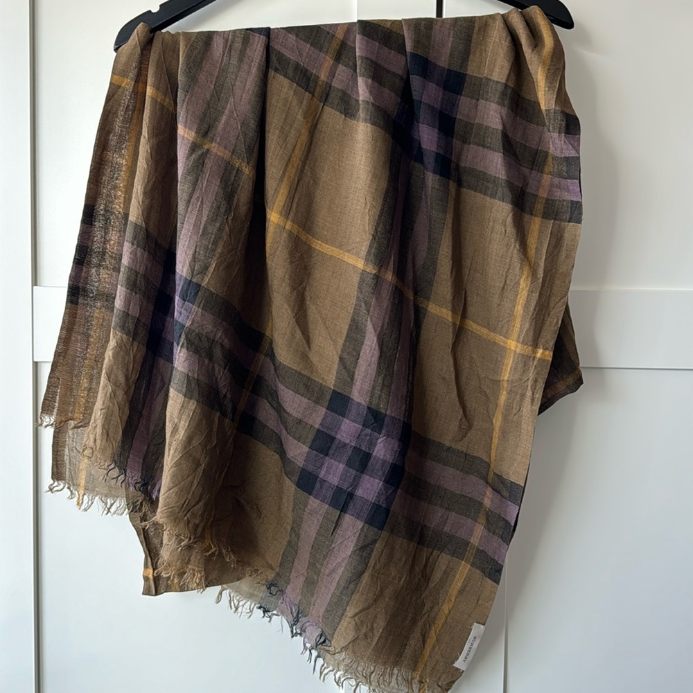 Burberry scarf.